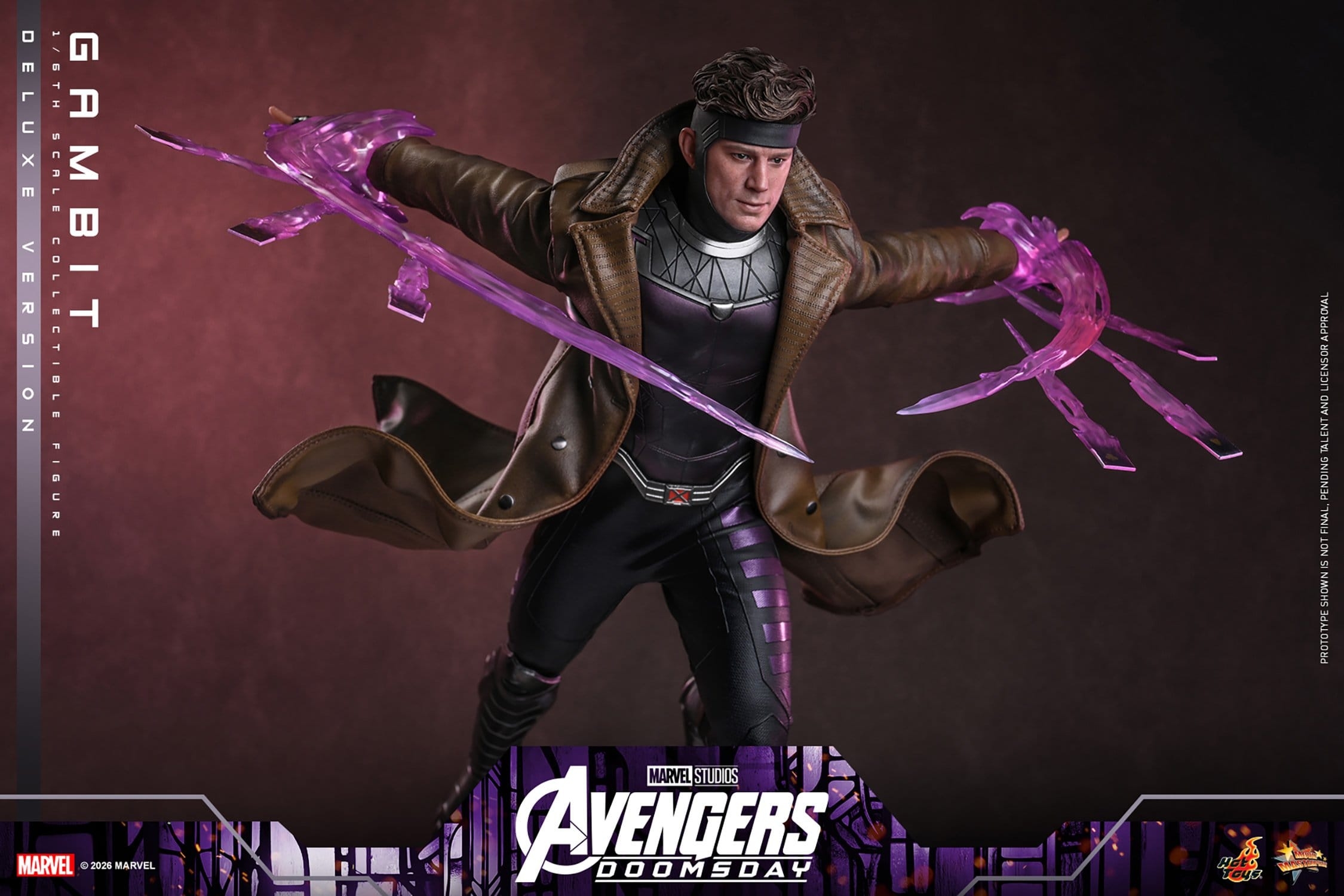 Gambit Deluxe par Hot Toys - MMS911 - figurine 1/6 Avengers: Doomsday de 31 cm
