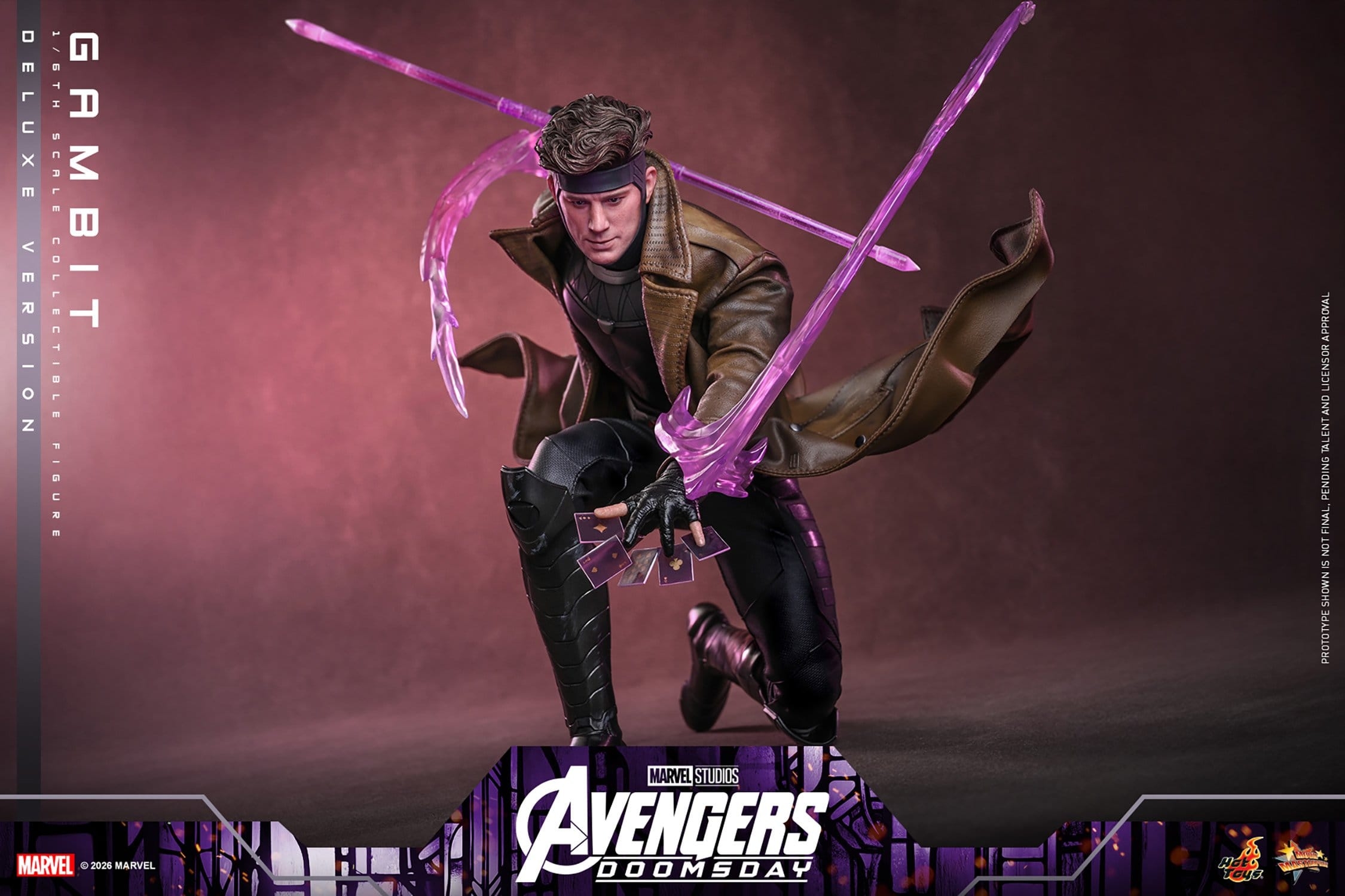 Gambit Deluxe par Hot Toys - MMS911 - figurine 1/6 Avengers: Doomsday de 31 cm
