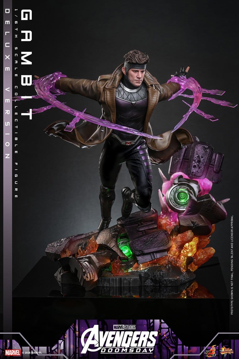 Gambit von Hot Toys Deluxe version - MMS911 - Avengers: Doomsday 1/6 Maßstab Actionfigur