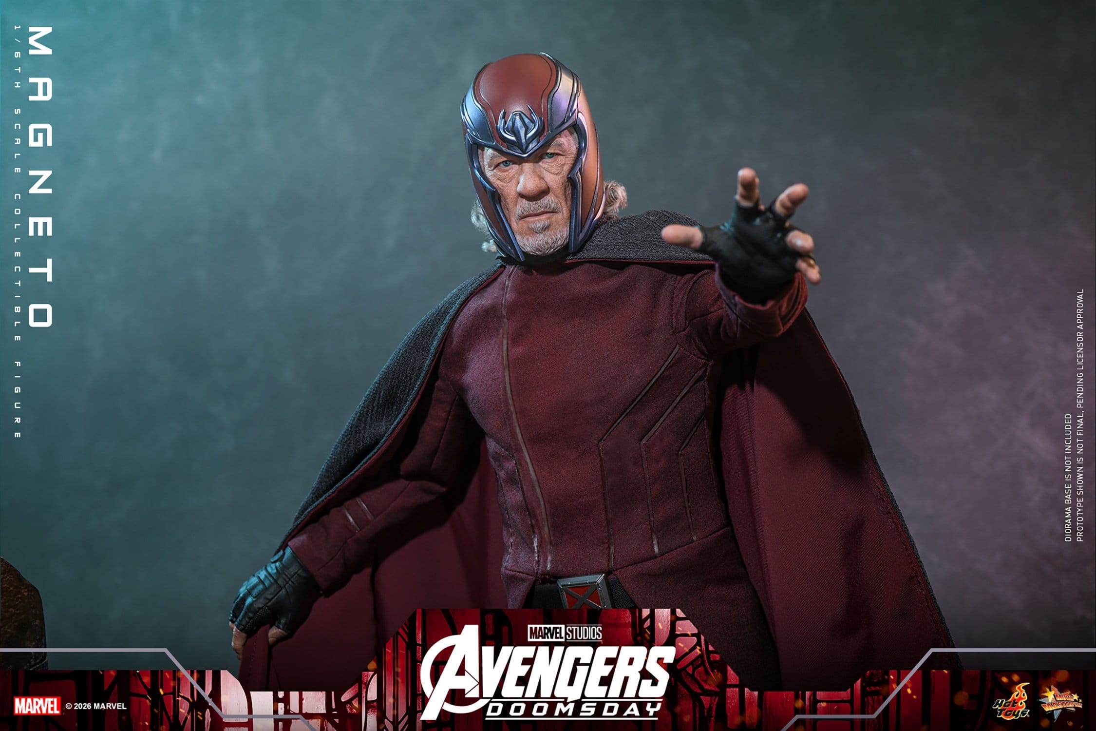 Magneto de Hot Toys - MMS912 - figura de acción Avengers: Doomsday a escala 1/6