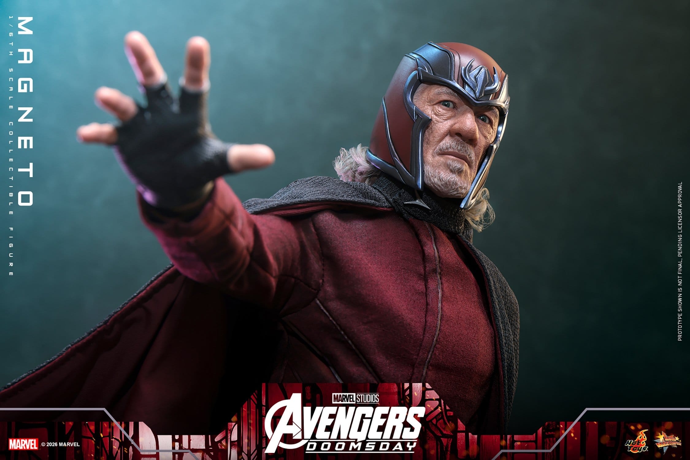 Magneto de Hot Toys - MMS912 - figura de acción Avengers: Doomsday a escala 1/6
