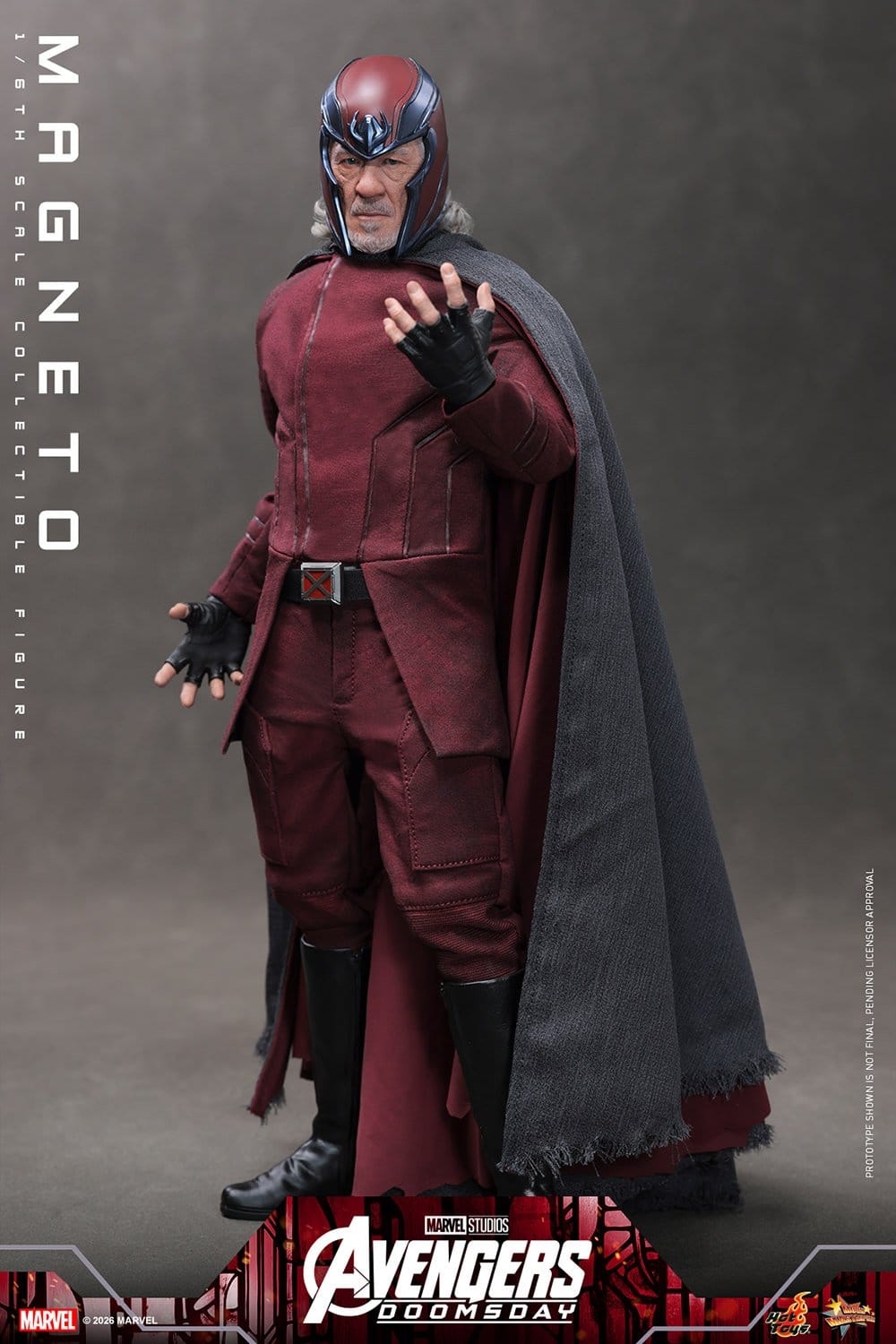 Magneto de Hot Toys - MMS912 - figura de acción Avengers: Doomsday a escala 1/6
