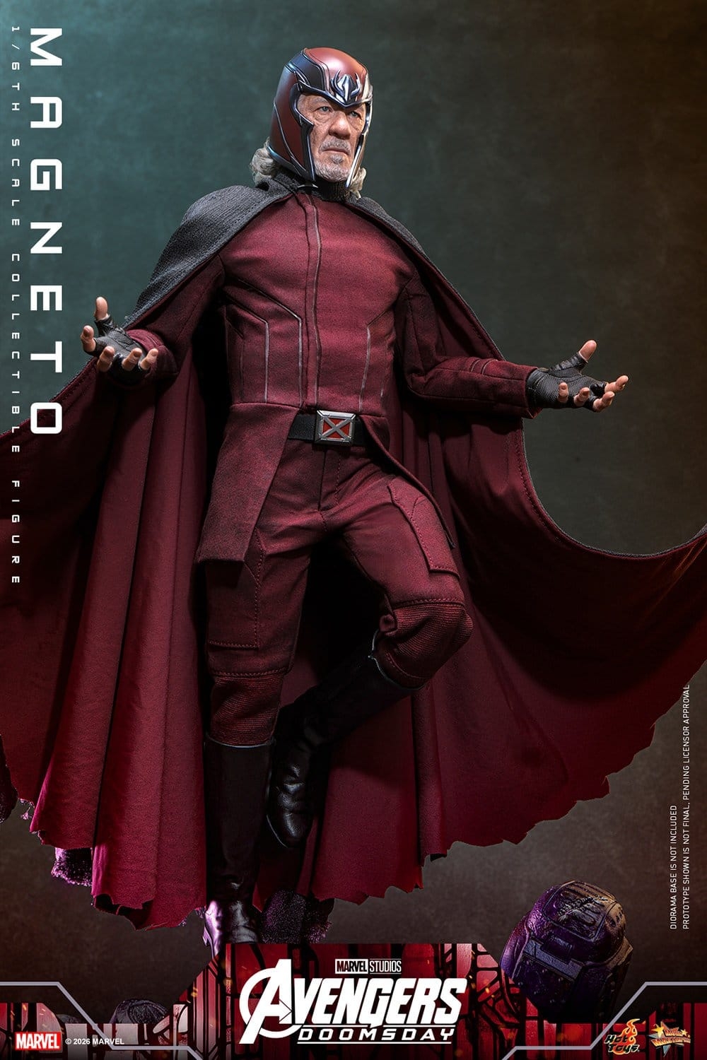 Magneto de Hot Toys - MMS912 - figura de acción Avengers: Doomsday a escala 1/6