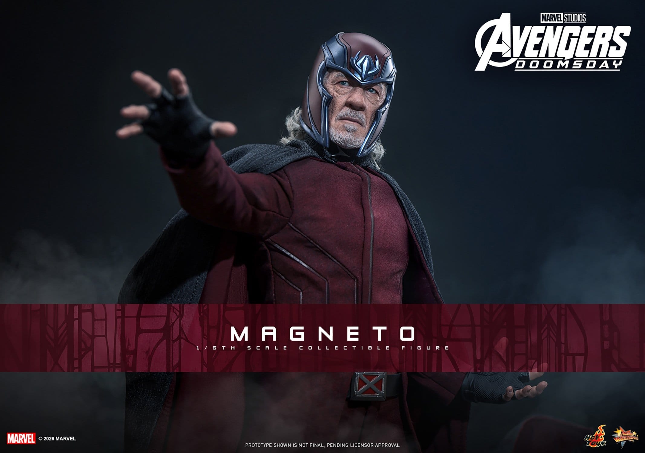 Magneto by Hot Toys - MMS912 - Avengers: Doomsday 1/6 scale action figure