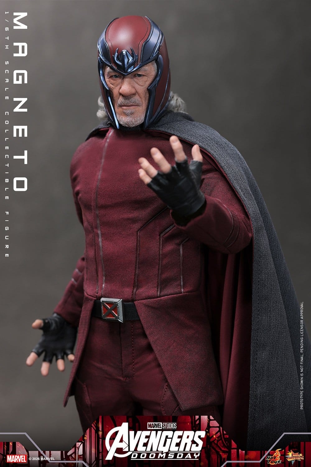 Magneto par Hot Toys - MMS912 - figurine 1/6 Avengers: Doomsday de 30 cm