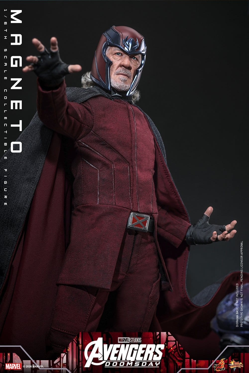 Magneto par Hot Toys - MMS912 - figurine 1/6 Avengers: Doomsday de 30 cm