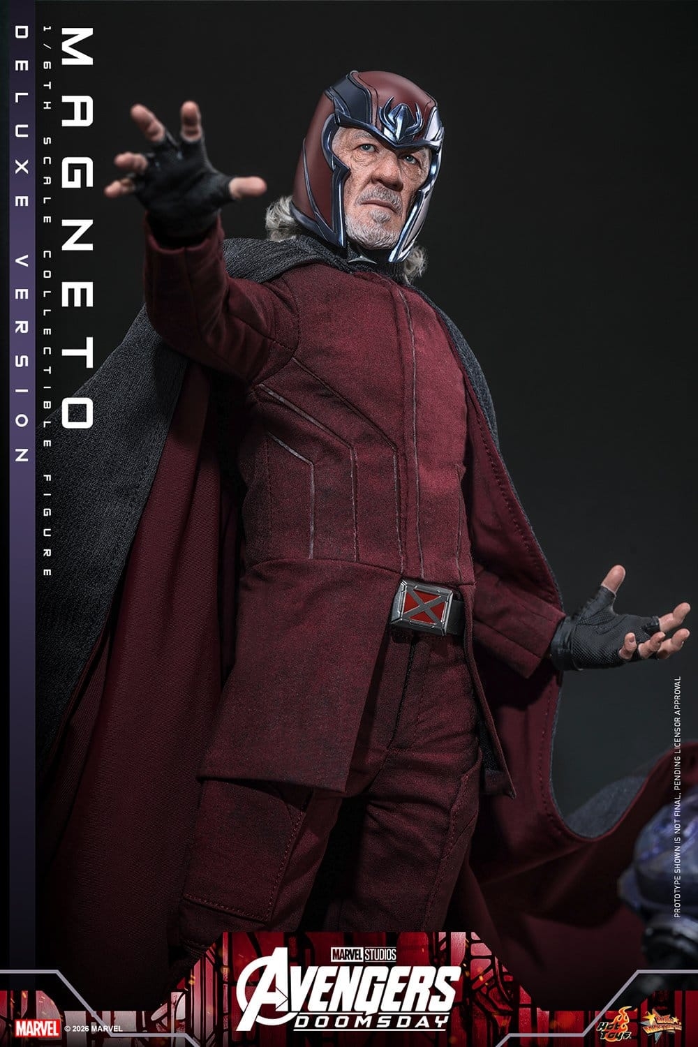 Magneto von Hot Toys Deluxe version - MMS913 - Avengers: Doomsday 1/6 Maßstab Actionfigur