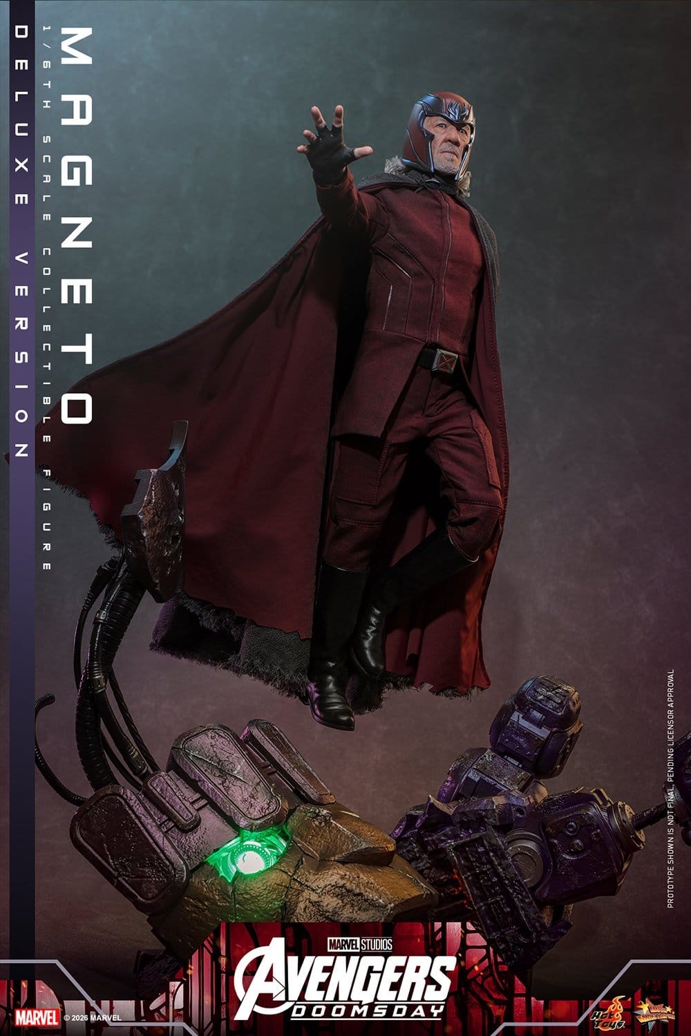 Magneto von Hot Toys Deluxe version - MMS913 - Avengers: Doomsday 1/6 Maßstab Actionfigur