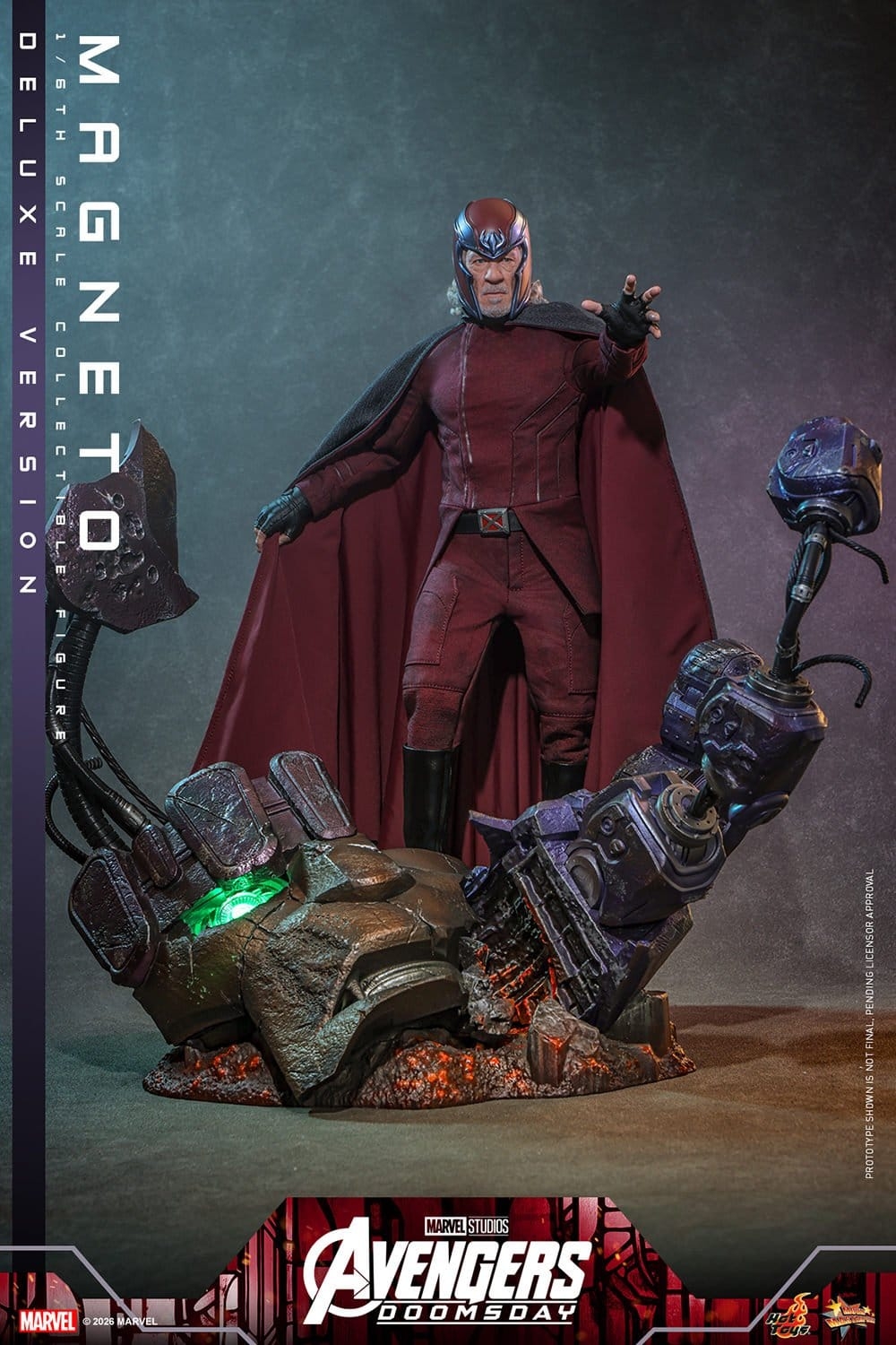 Magneto von Hot Toys Deluxe version - MMS913 - Avengers: Doomsday 1/6 Maßstab Actionfigur