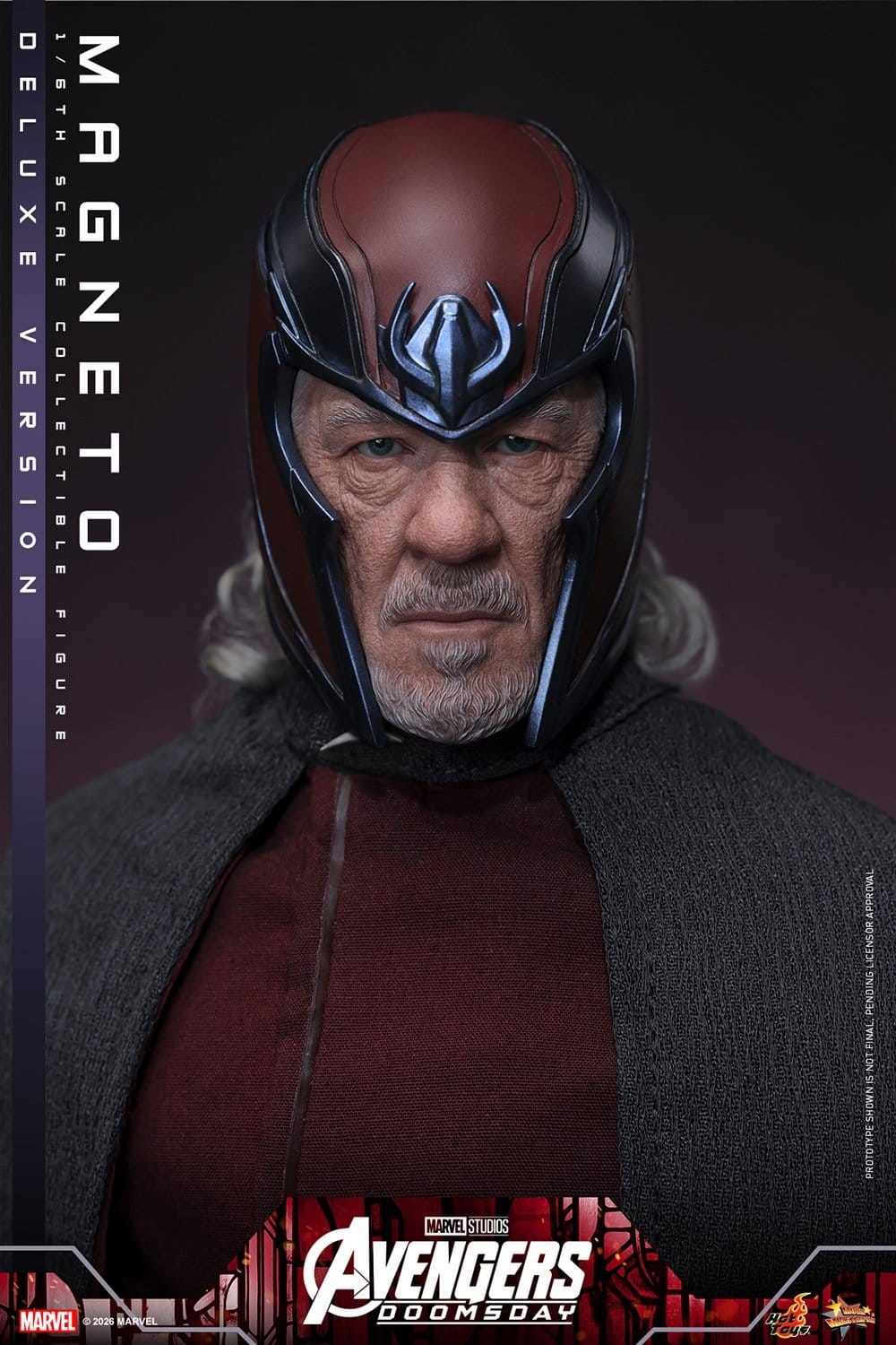 Magneto de Hot Toys Deluxe version - MMS913 - figura de acción Avengers: Doomsday a escala 1/6