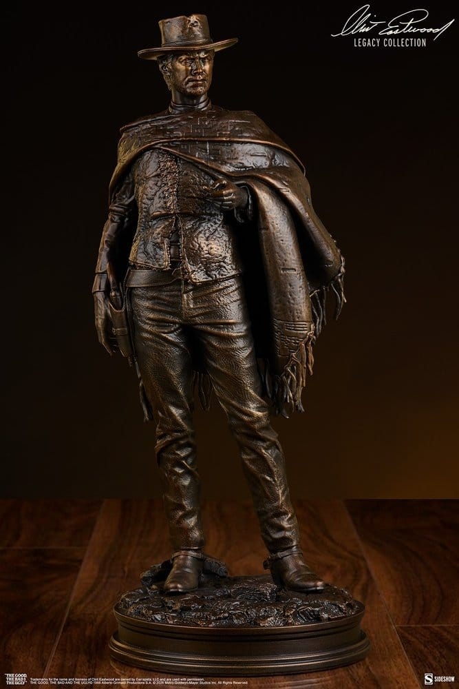The Man With No Name (Faux Bronze) Clint Eastwood Legacy Collection par Sideshow Collectibles - statue