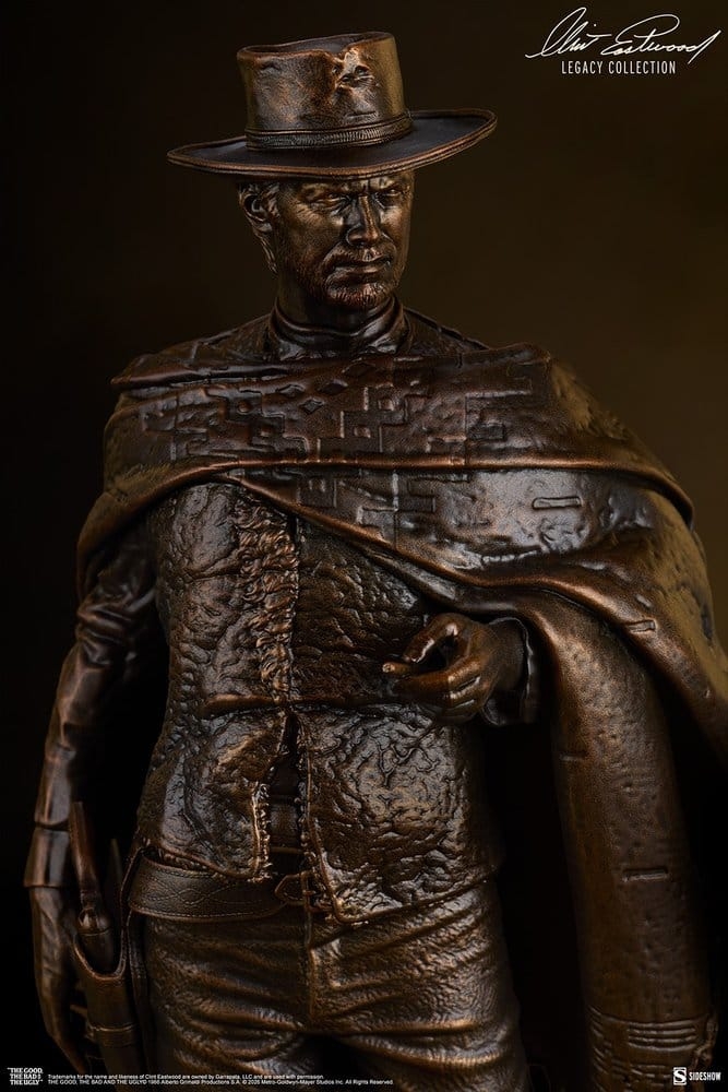 The Man With No Name (Faux Bronze) Clint Eastwood Legacy Collection par Sideshow Collectibles - statue