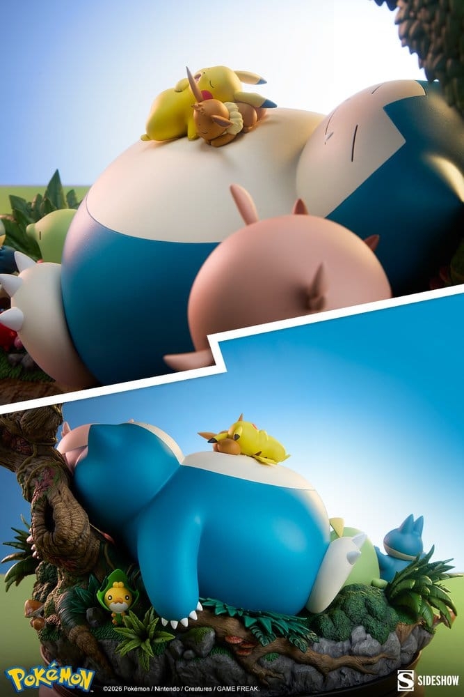 Snorlax van Sideshow Collectibles - Pokemon 33 cm standbeeld