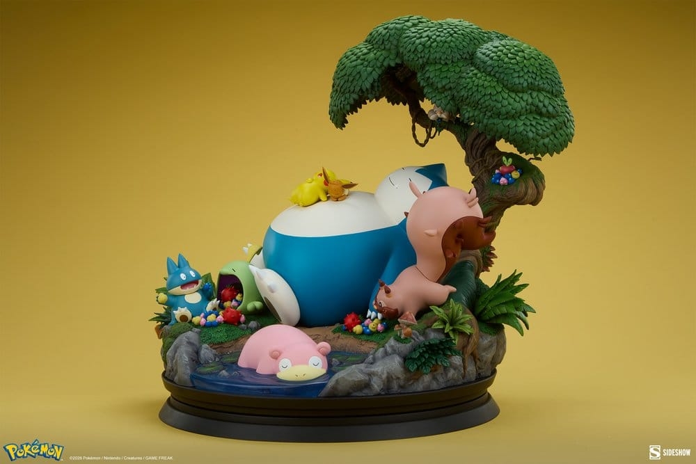 Snorlax di Sideshow Collectibles - statua Pokemon alta 33 cm