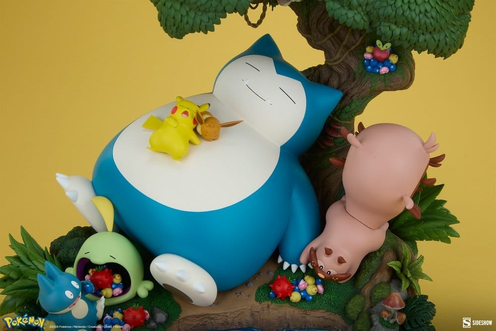 Snorlax di Sideshow Collectibles - statua Pokemon alta 33 cm