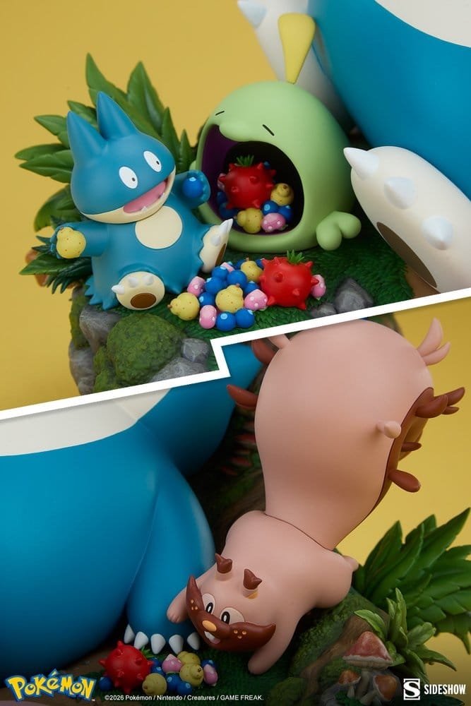 Snorlax par Sideshow Collectibles - statue Pokemon de 33 cm