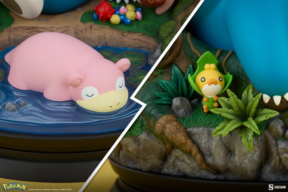Snorlax de Sideshow Collectibles - estatua Pokemon de 33 cm