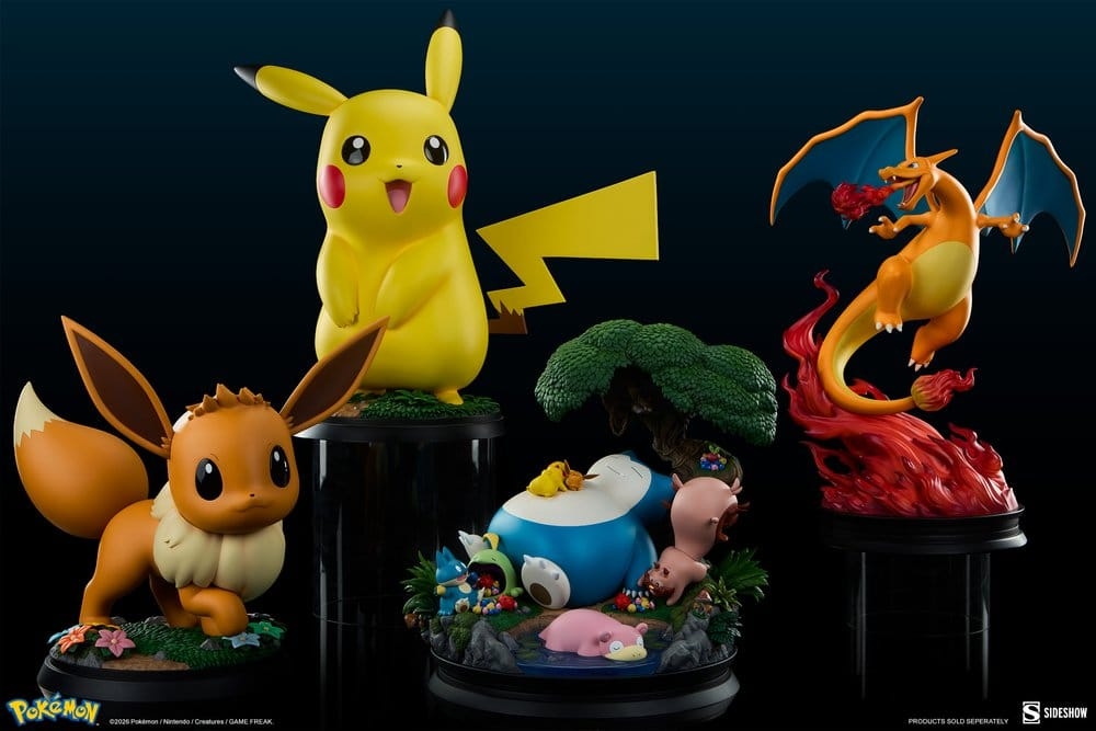 Snorlax de Sideshow Collectibles - estatua Pokemon de 33 cm