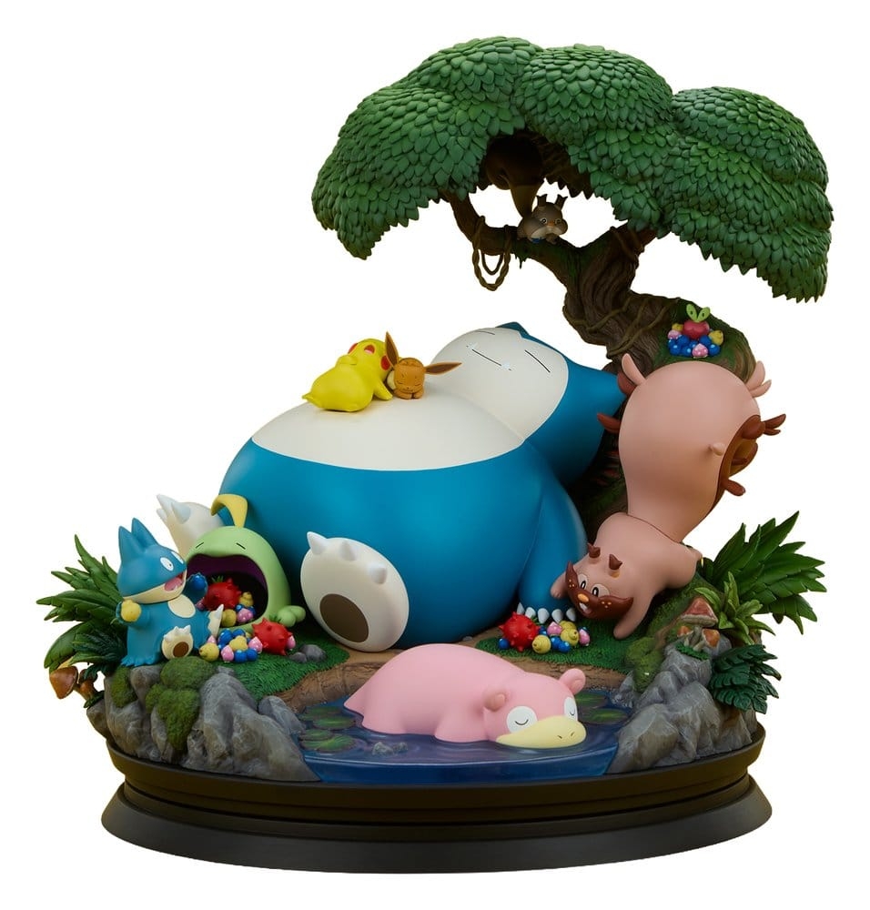 Snorlax di Sideshow Collectibles - statua Pokemon alta 33 cm