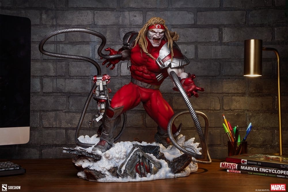 Omega Red Premium Format di Sideshow Collectibles Collector version - statua X-Men in scala 1/4