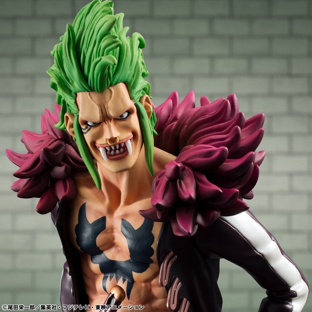 Bartolomeo The Cannibal Portrait of Pirates P.O.P. di Megahouse Repeat version - figura One Piece alta 24 cm