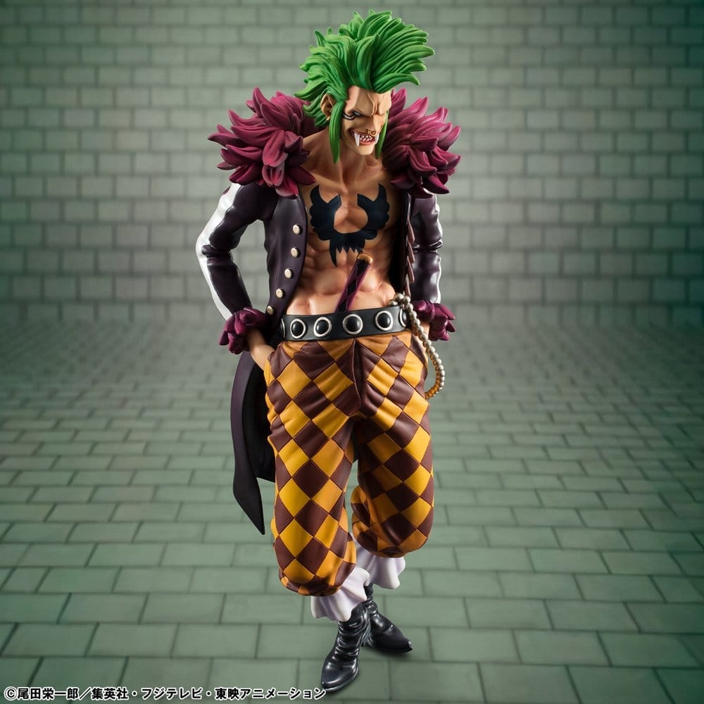 Bartolomeo The Cannibal Portrait of Pirates P.O.P. di Megahouse Repeat version - figura One Piece alta 24 cm