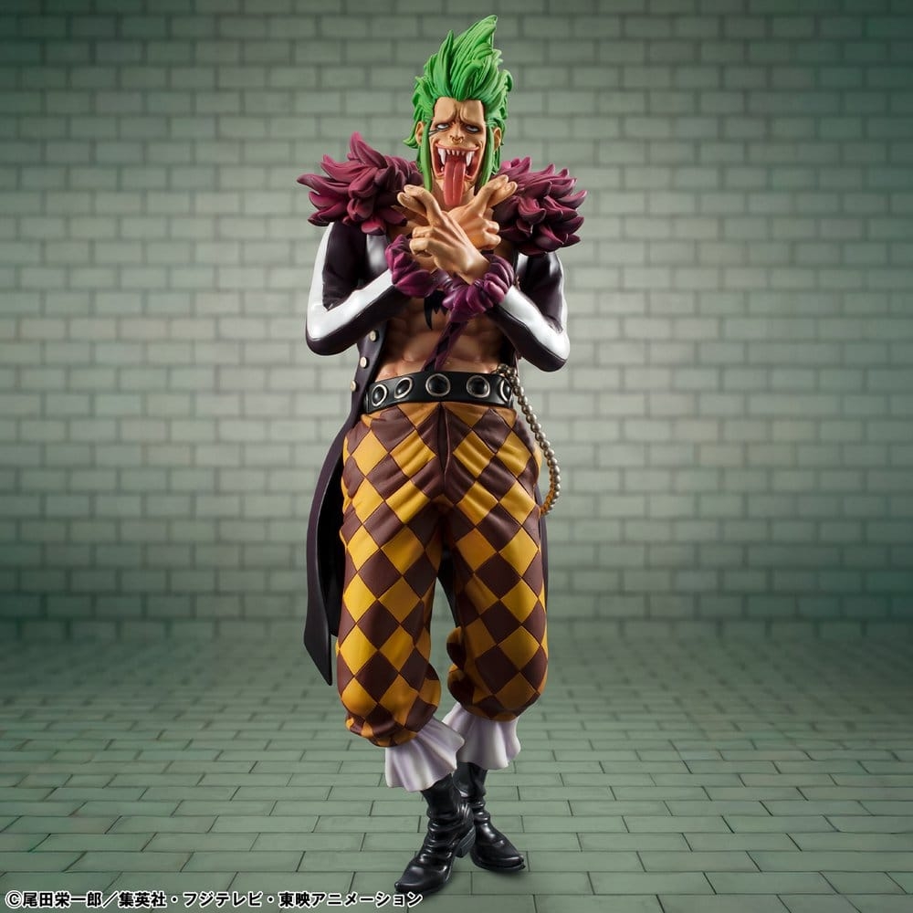 Bartolomeo The Cannibal Portrait of Pirates P.O.P. di Megahouse Repeat version - figura One Piece alta 24 cm