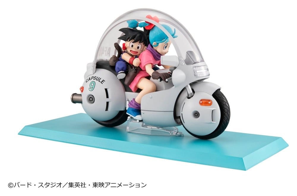 Son Goku and Bulma Desktop Real McCoy Repeat by Megahouse - Dragon Ball 14 cm figure