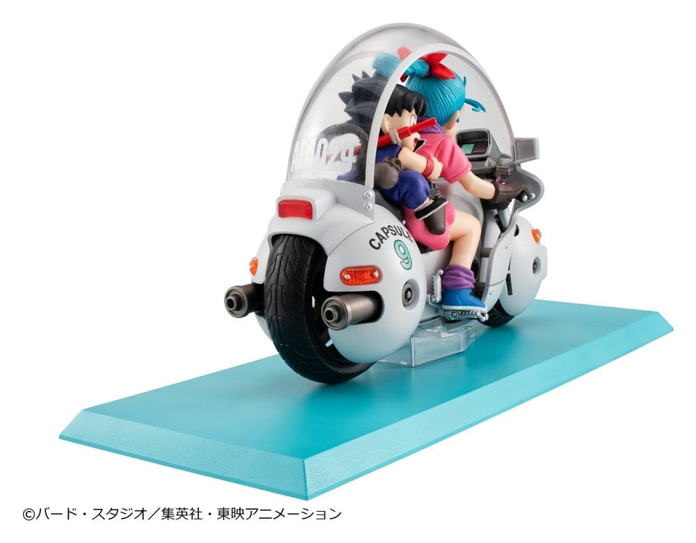 Son Goku and Bulma Desktop Real McCoy di Megahouse Repeat version - figura Dragon Ball alta 14 cm