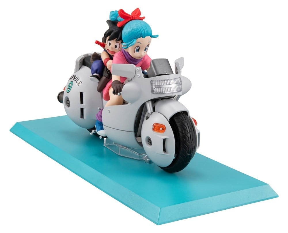 Son Goku and Bulma Desktop Real McCoy di Megahouse Repeat version - figura Dragon Ball alta 14 cm
