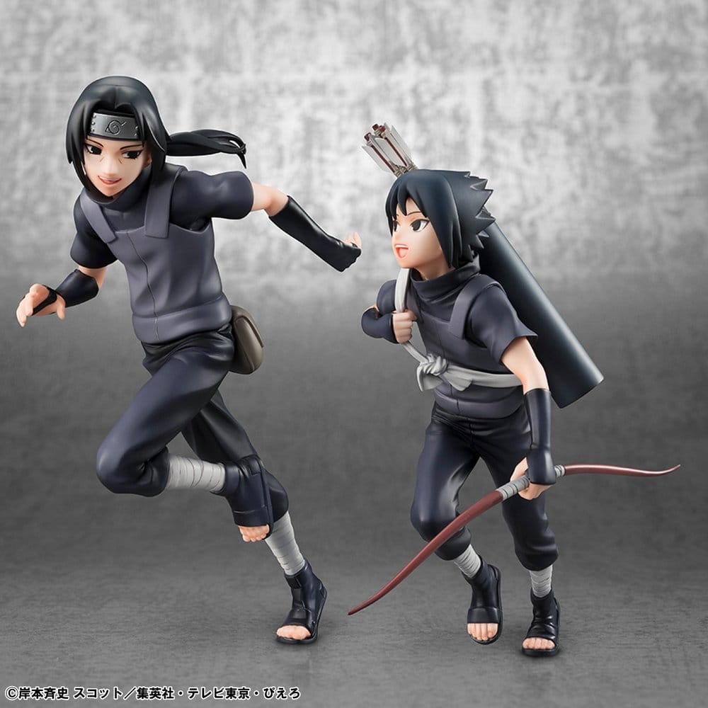 Itachi Uchiha and Sasuke GEM Repeat by Megahouse - Naruto Shippuden 15 cm figures