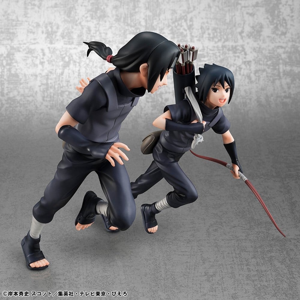 Itachi Uchiha and Sasuke GEM di Megahouse Repeat version - figure Naruto Shippuden alta 15 cm