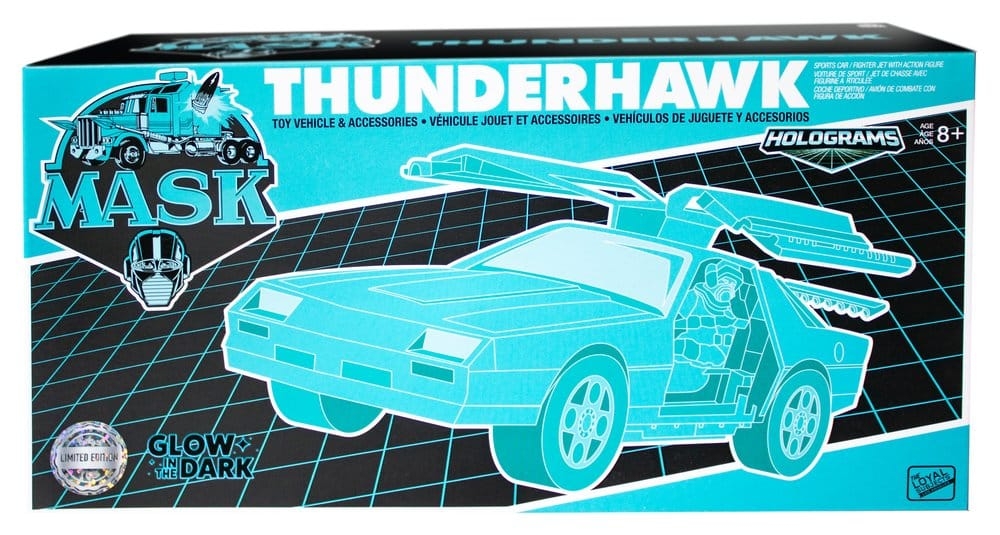 Thunderhawk van The Loyal Subjects Hologram Variant version - M.A.S.K. 9 cm voertuig