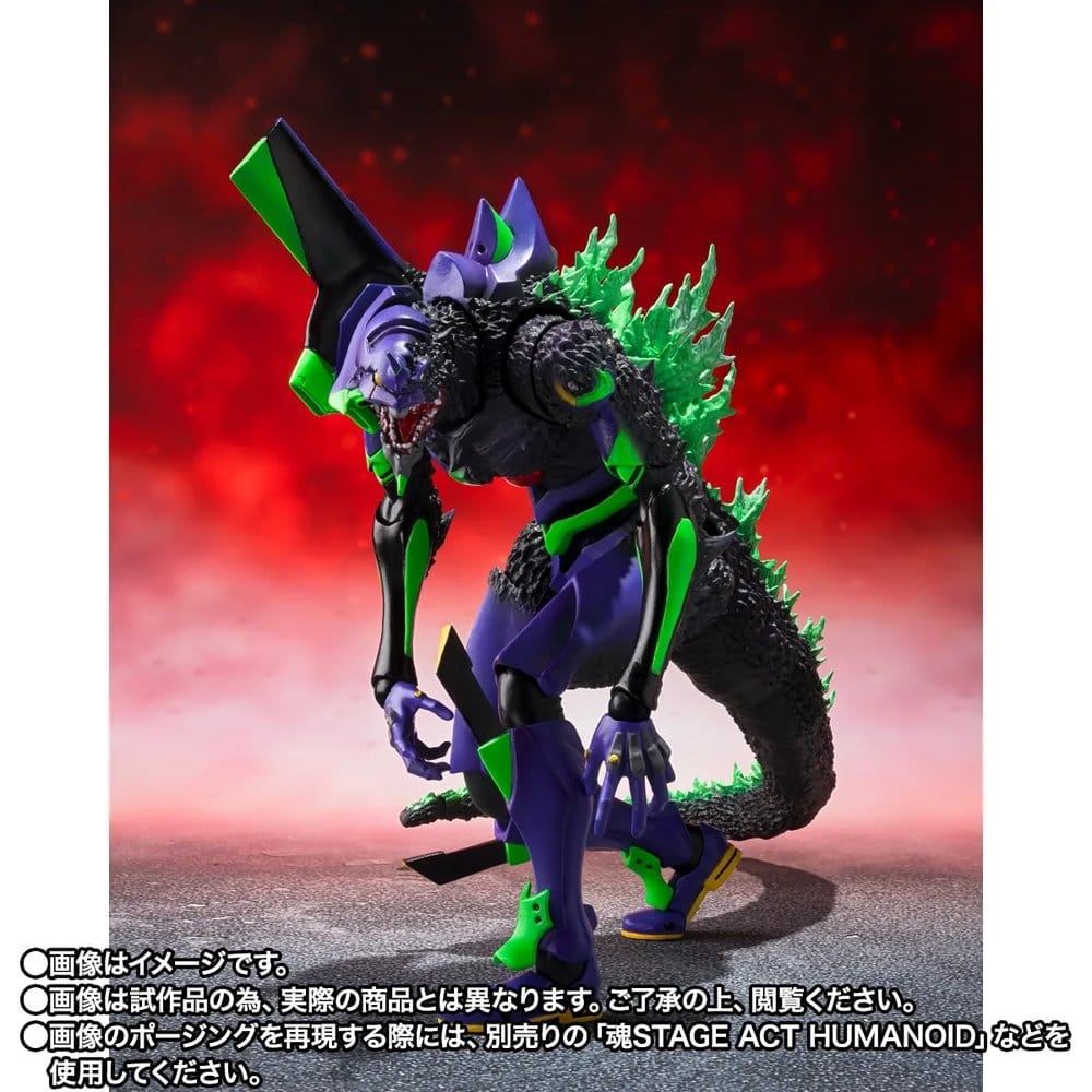 Evangelion Test Type-01 G (Awakening Form) S.H.MonsterArts di Bandai Tamashii Nations - action figure