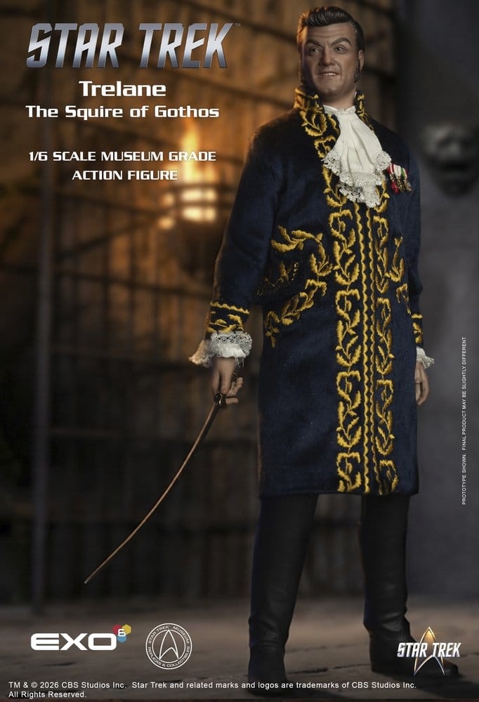 Trelane (The Squire of Gothos) van Exo-6 - Star Trek 1/6 schaal actiefiguur