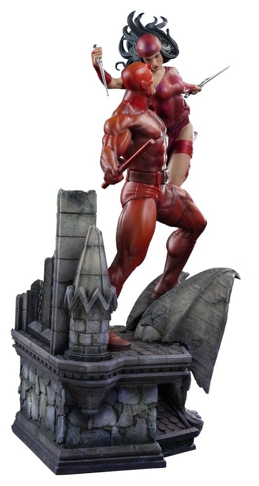Daredevil and Elektra von Iron Studios - Marvel Comics 1/6 Maßstab Diorama