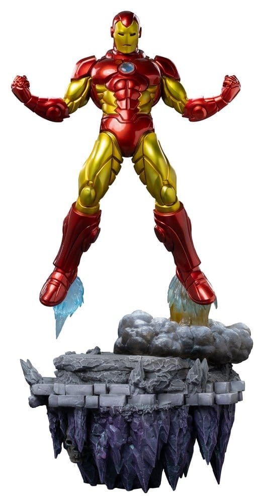 Iron Man BDS Art Scale di Iron Studios Deluxe version - figura Inifnity Gauntlet in scala 1/10