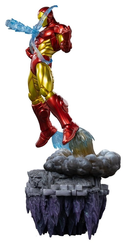 Iron Man BDS Art Scale di Iron Studios Deluxe version - figura Inifnity Gauntlet in scala 1/10