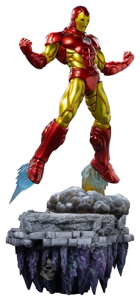 Iron Man BDS Art Scale di Iron Studios Deluxe version - figura Inifnity Gauntlet in scala 1/10