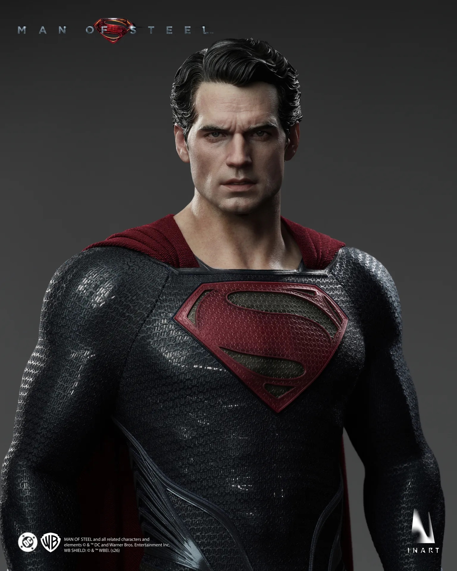 Superman par Inart - figurine 1/6 Man of Steel de 33 cm