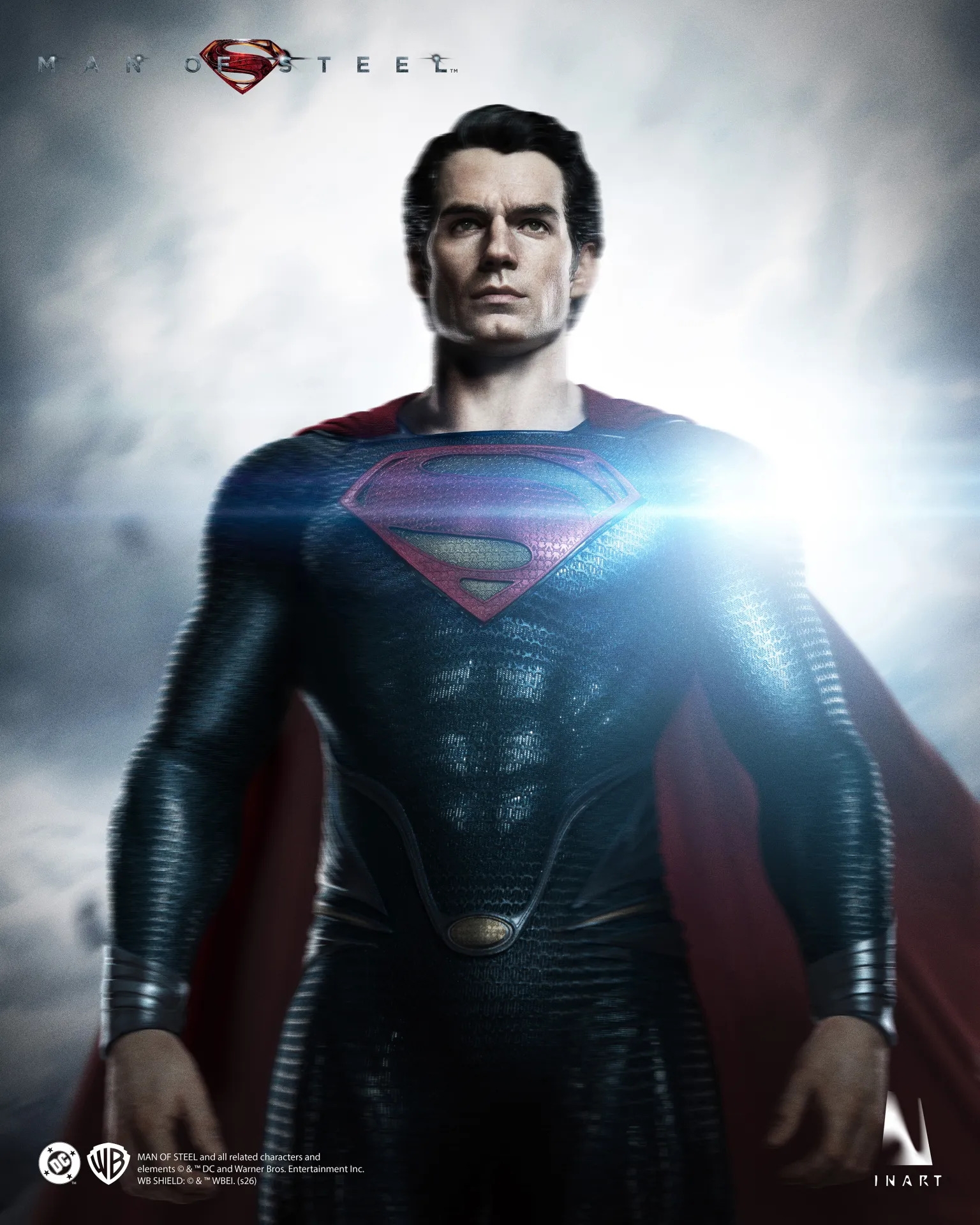 Superman di Inart - action figure Man of Steel in scala 1/6