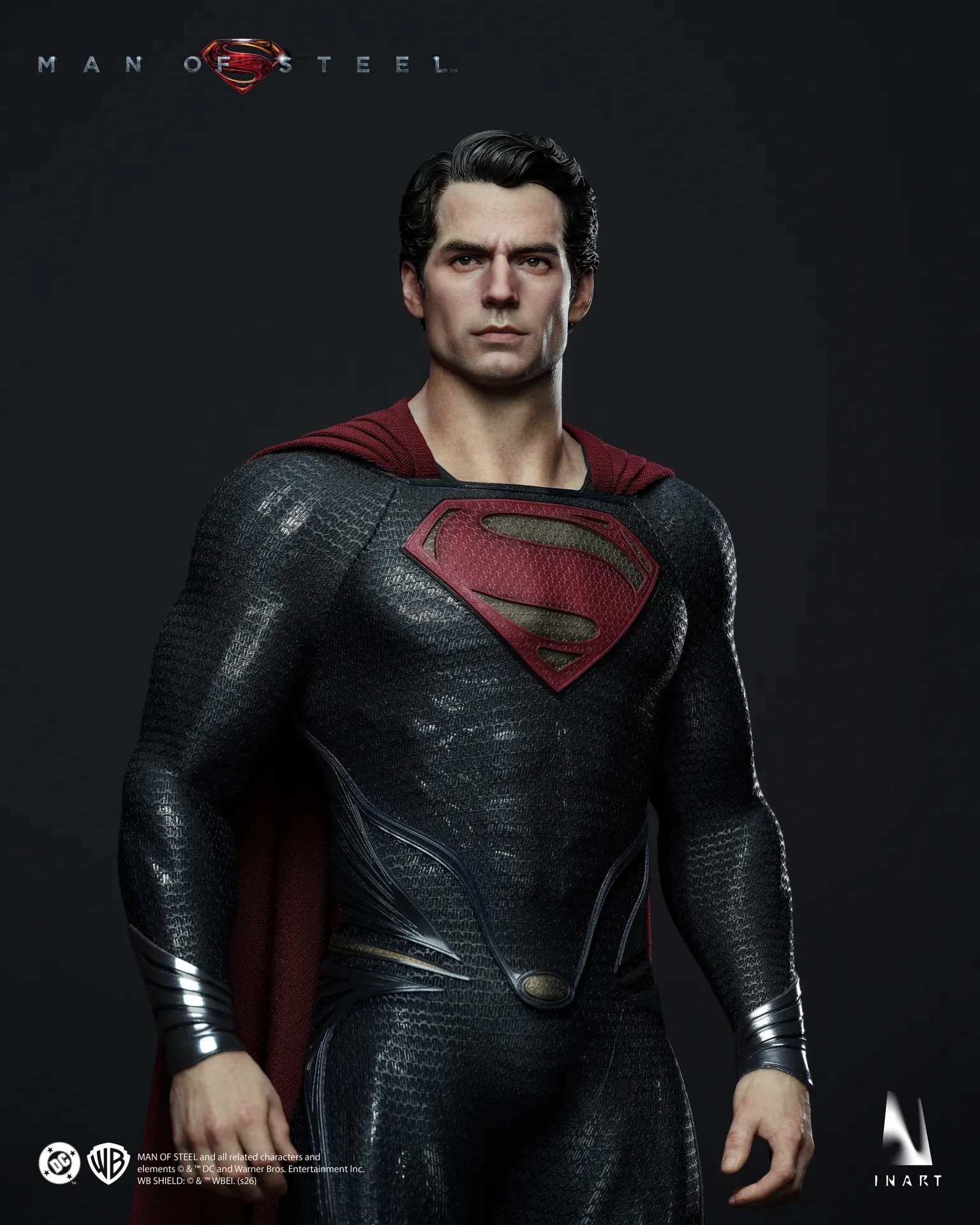 Superman par Inart - figurine 1/6 Man of Steel de 33 cm