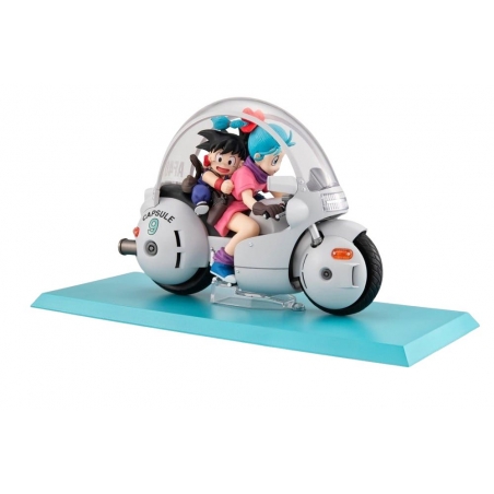 Son Goku and Bulma Desktop Real McCoy di Megahouse Repeat version - figura Dragon Ball alta 14 cm