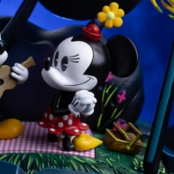 Mickey, Minnie and Pluto (Day at the park) Deluxe Art Scale par Iron Studios - diorama 1/10 Disney Classics de 30 cm