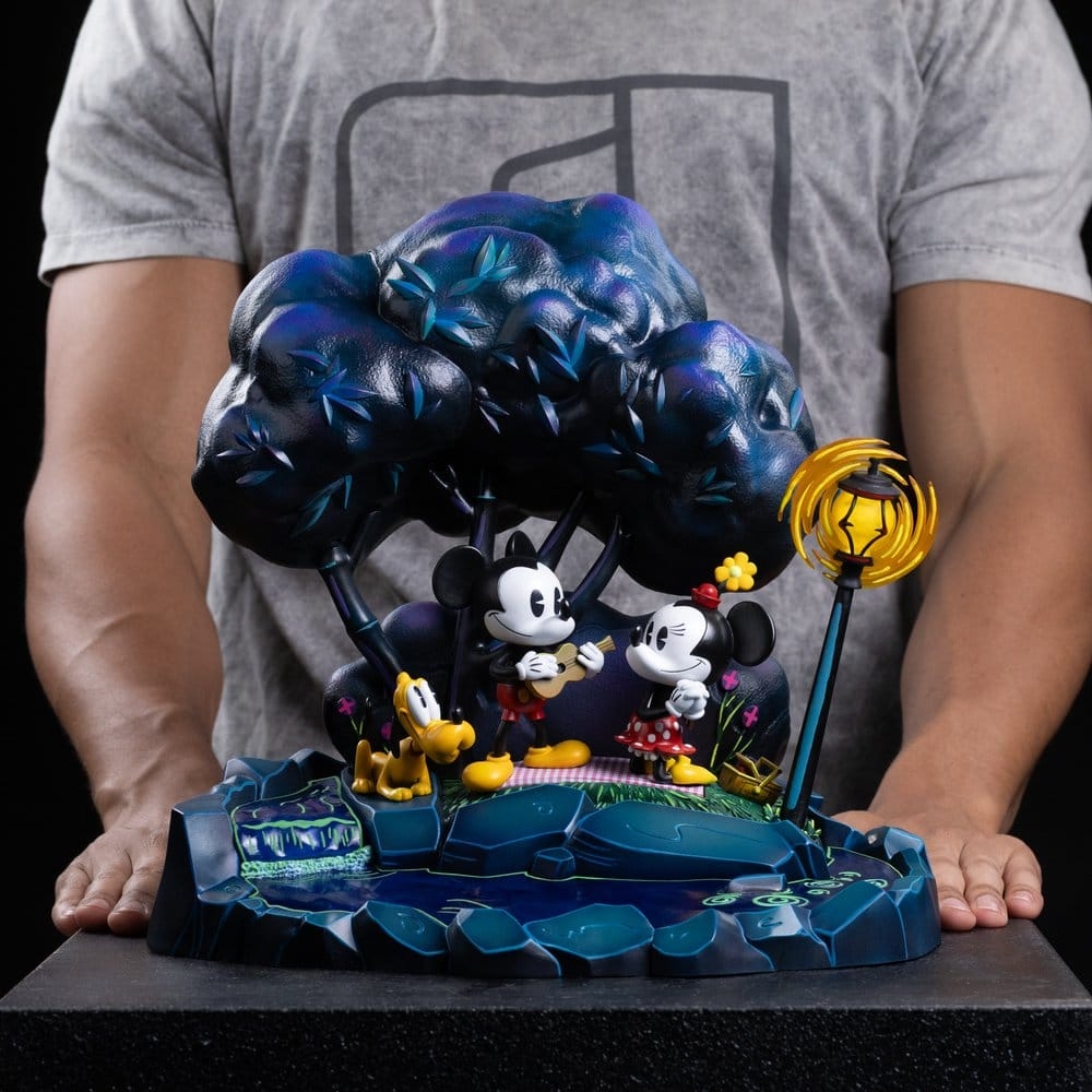 Mickey, Minnie and Pluto (Day at the park) Deluxe Art Scale par Iron Studios - diorama 1/10 Disney Classics de 30 cm