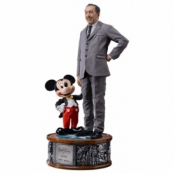 Walt Disney and Mickey Mouse Legacy Replica von Iron Studios - Disney Classics 1/4 Maßstab Statue