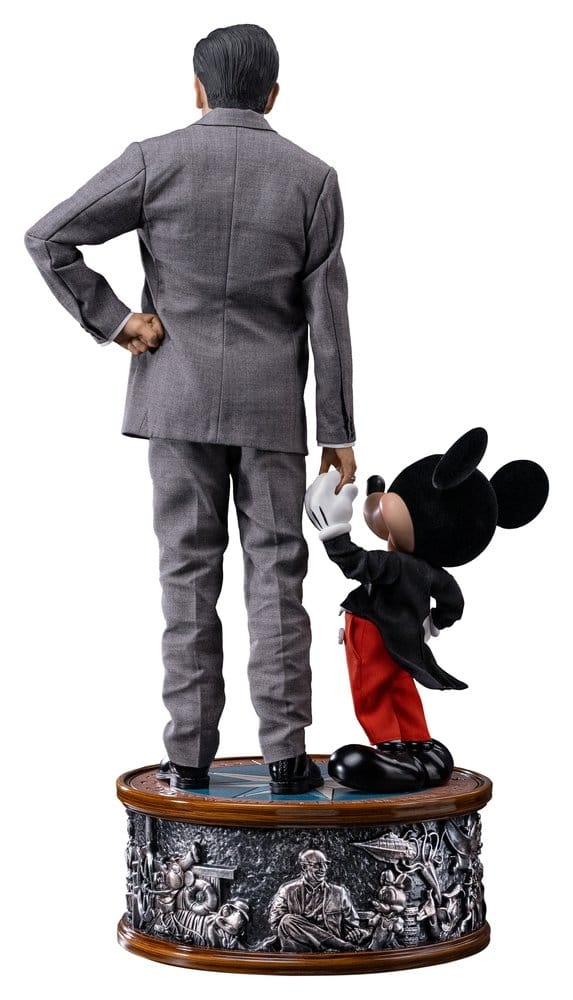 Walt Disney and Mickey Mouse Legacy Replica van Iron Studios - Disney Classics 1/4 schaal standbeeld