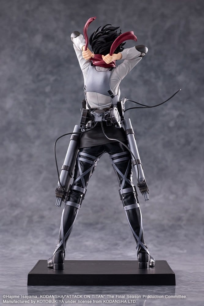 Mikasa Ackerman Oshi Works de Kotobukiya - figura Attack on Titan de 25 cm