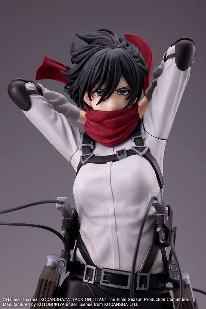 Mikasa Ackerman Oshi Works par Kotobukiya - figurine L'Attaque des Titans de 25 cm