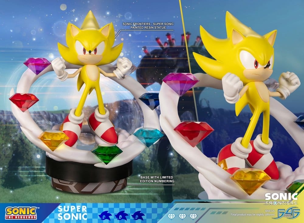 Super Sonic von First 4 Figures - Sonic Frontiers 42 cm Figur